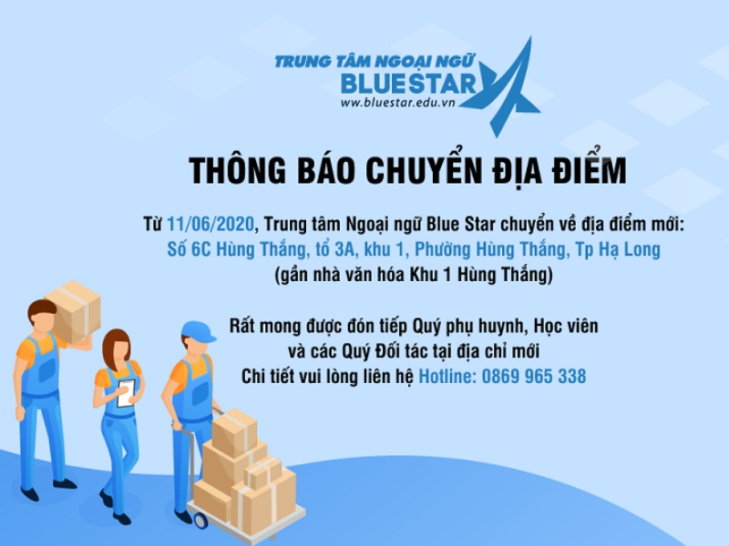 Hình thức mẫu thông báo chuyển địa điểm văn phòng