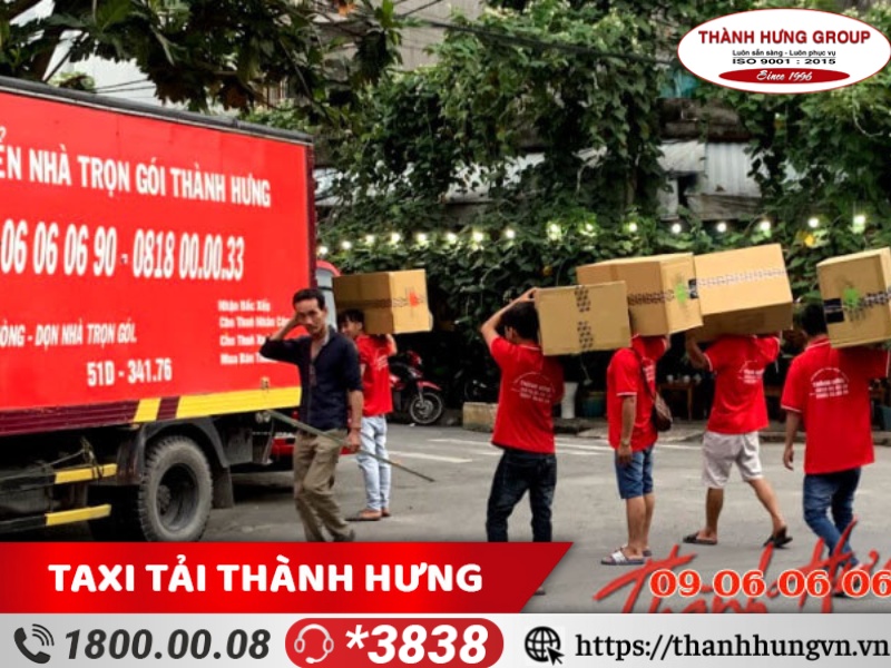 Đội ngũ nhân sự hỗ trợ chuyển văn phòng tại Thành Hưng